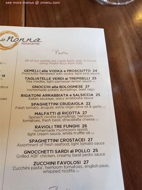 la nonna ristorante vail menu|la nonna vail reservations.